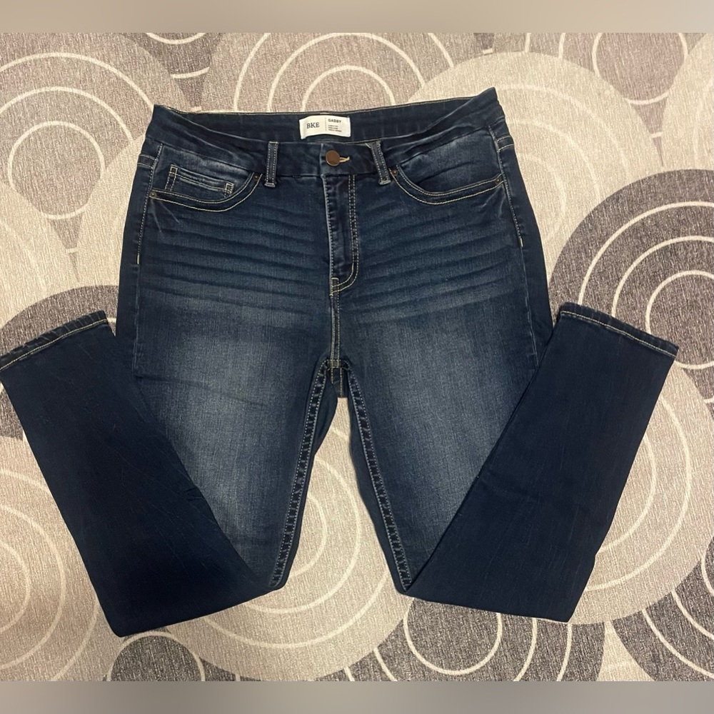 BKE Gabby Curve High-Rise Ankle skinny